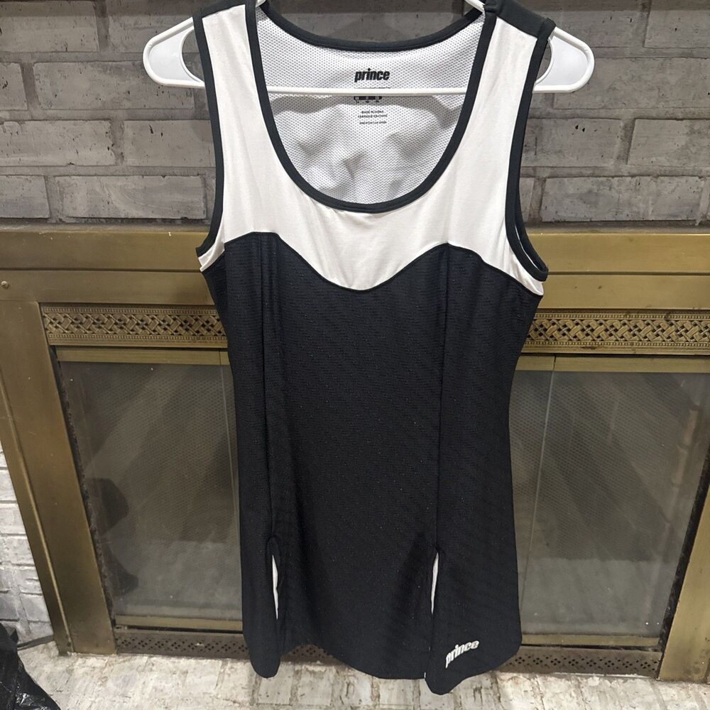 Prince Tennis Dress Womens Medium Black And White
